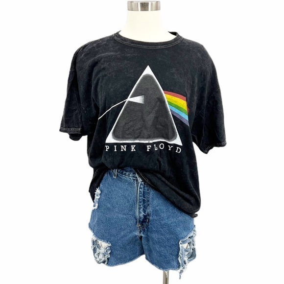 Pink Floyd Mineral Wash Graphic Band Tee Black Sz XL - Picture 1 of 4